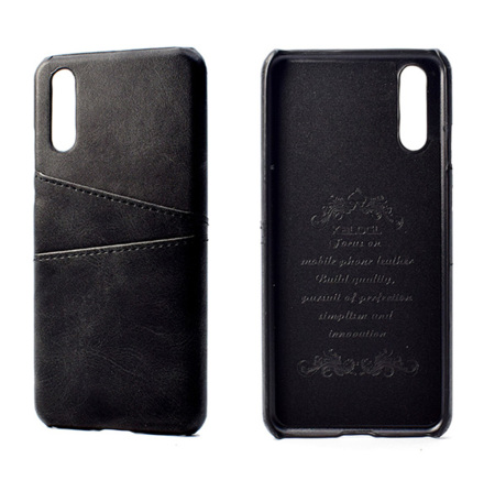 Smart Vintageskal med kortfack fr Huawei P20 