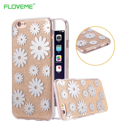 iPhone 6/6S Stilrent Crystalflower-skal frn FLOVEME ORIGINAL