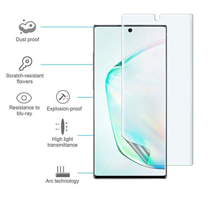 Note 10 3-PACK Skrmskydd 9H Nano-Soft Screen-Fit HD-Clear