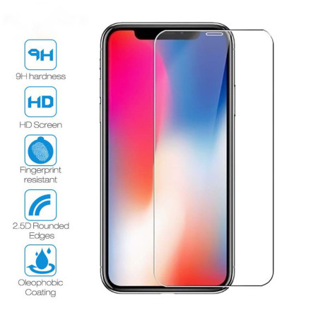 iPhone XR Full Clear 2.5D Skrmskydd 9H 0,3mm