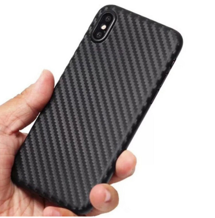iPhone XS Max - Karbon-Design Skyddsskal