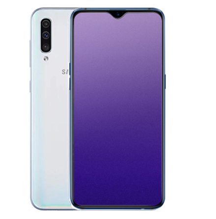 Anti Blue-Ray Anti-Fingerprints A50 Skrmskydd 2.5D 0,3mm