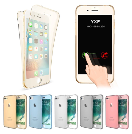 Dubbelsidigt Silikonskal - iPhone SE 2022