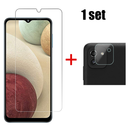 Samsung Galaxy A03 Skrmskydd + Kameralinsskydd HD 0,3mm 