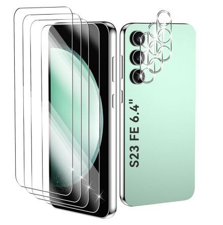Samsung Galaxy S23FE - 2-i-1 Skydd fr Skrm & Kamera 0,3mm