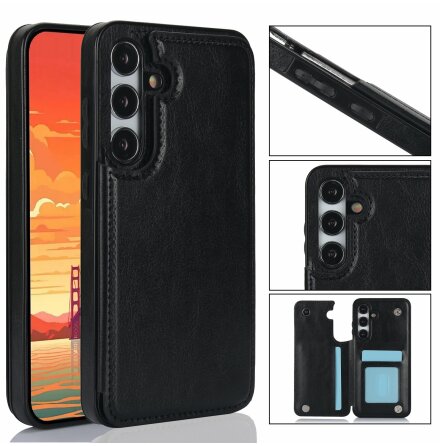 Samsung Galaxy S25 Plus - Magnetiskt Kortfodral i Lyxig Design