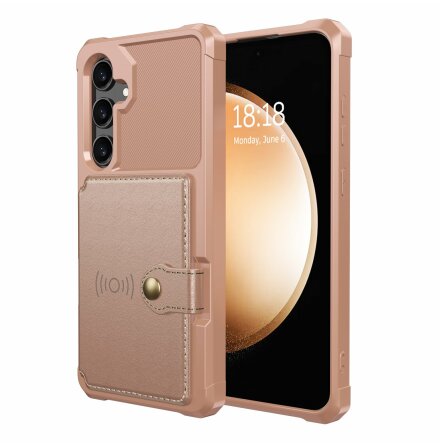 Samsung Galaxy S25 Plus Skal med Kortfack & Magnetstngning