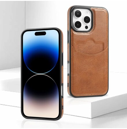 iPhone 16 Pro -  Elegant skal med ett kortfack