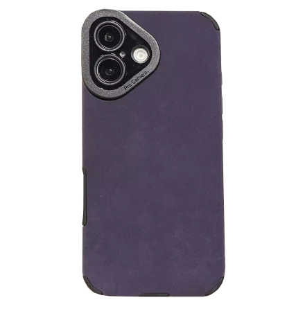 iPhone 16 Plus  Silikonskal med Maxat Grepp och Linskydd