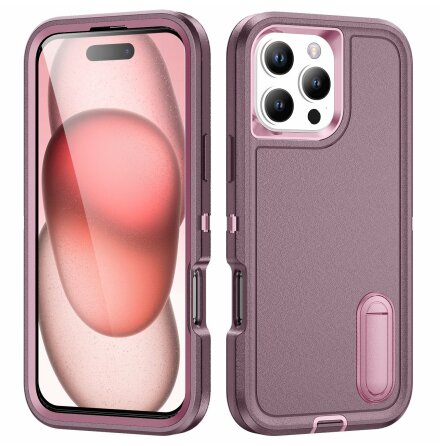 iPhone 16 Pro  Skal med kickstand & militrskydd