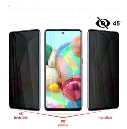 Samsung Galaxy S25 Skrmskydd Anti-Spy 3D 0,3mm