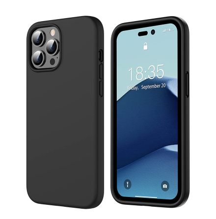 iPhone 16 Pro Matt Silikonskal  Stil & Sttdmpning