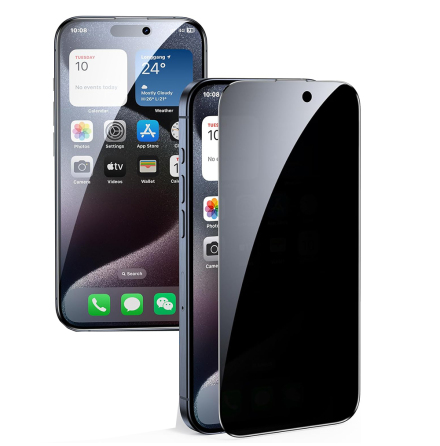 iPhone 16 Skrmskydd Anti-Spy HD 0,3mm 2pack