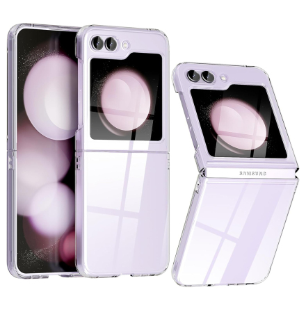 Samsung Galaxy Z Flip 7 Slitstarkt Skyddsskal Transparent