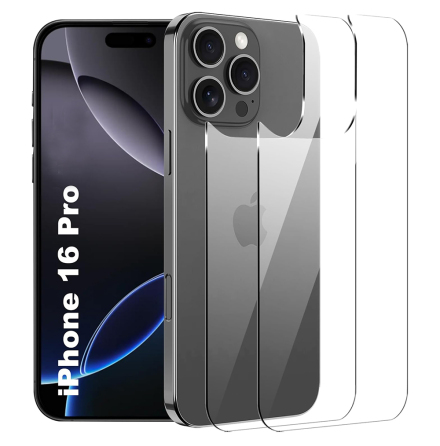 iPhone 16 Pro 2-pack set Fram- & Baksida Skrmskydd 0,3mm 