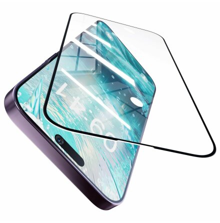 iPhone 17 Pro Skrmskydd  2.5D Glas, Fullt Face ID-std