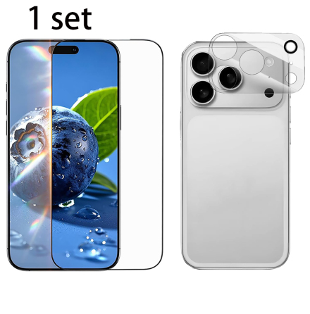 iPhone 17 Pro Skyddspaket  Bubblafritt & Precisionspassning 