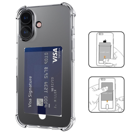 iPhone 17 Kortfacks-skal  ren & praktisk