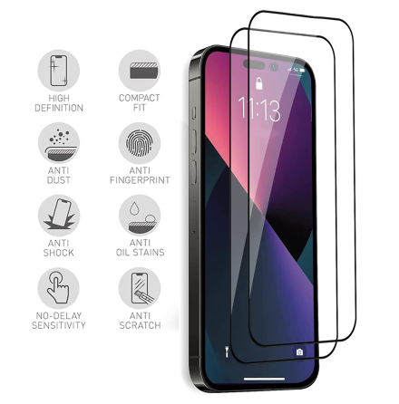 iPhone 17 Air Skrmskydd 2-Pack  Ultratunt & Kristallklart