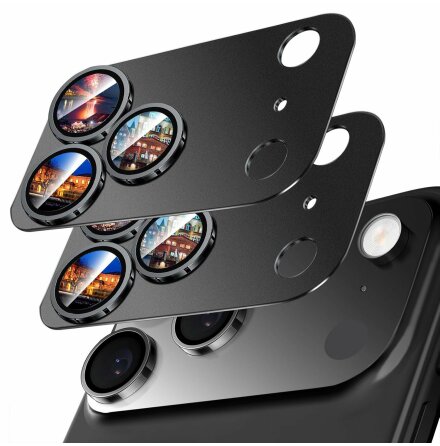 iPhone 17 Pro Kameraskydd 3-Pack  Minimal Tjocklek