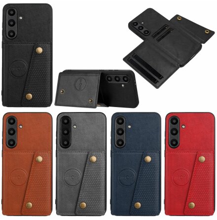 Samsung Galaxy S25 FE PU-Lder Skal med Magnet & Stllfunktion