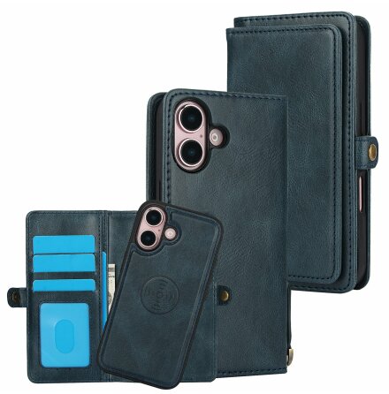 iPhone 17 Exklusivt Plnboksfodral med Magnetls & Kortfack