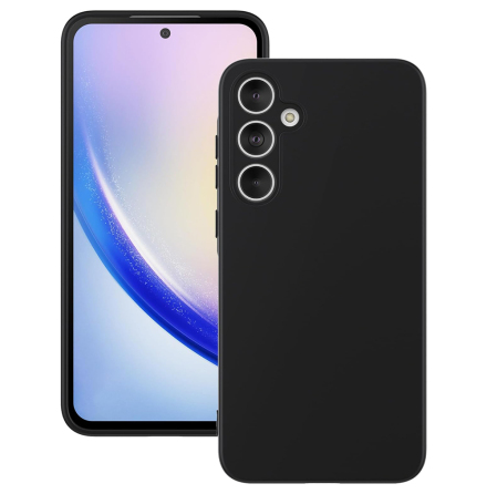 Samsung Galaxy A36 5G Matt silikon skal svart
