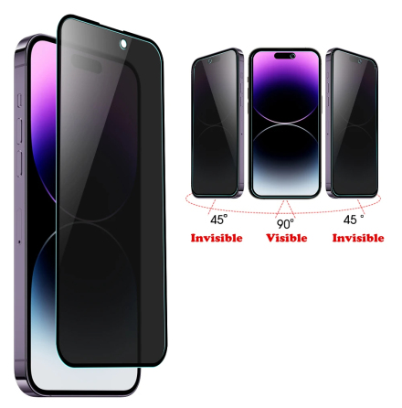 iPhone 15 Pro Max Premium Privacy Glas  UltraClear & 3D Touch