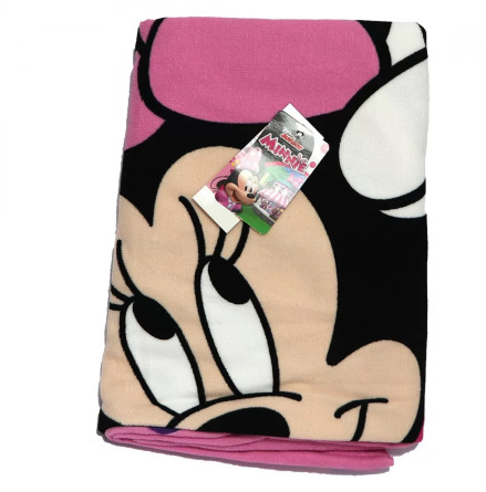 Disney Minnie Hearts badhandduk i snabbtorkande polyester