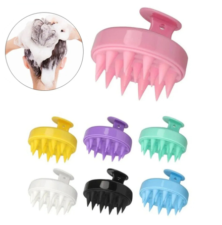 Rund Silikon schampoborste