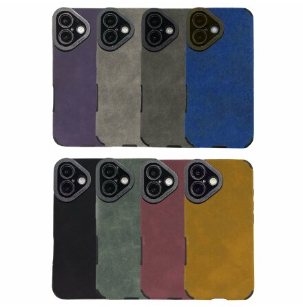 iPhone 16 � Elegant Silikonskal med Skyddande Kant runt Kameran