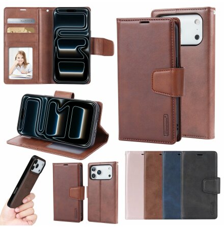 iPhone 17 Pro Miro 2-in-1 PU-L�derfodral med St�llfunktion