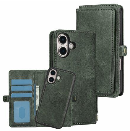 iPhone 17 Exklusivt Pl�nboksfodral med Magnetl�s & Kortfack