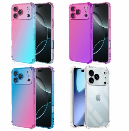 iPhone 17 Pro Max Silikon-Gel Skal i F�rgnyanser