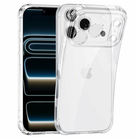 iPhone 17 Pro Max Silikonskal - Airbagh�rn & Kepsfunktion