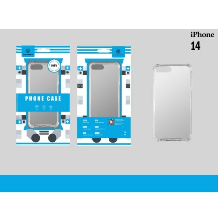  iPhone 14 St�td�mpande Silikon Anti-Shock Skal