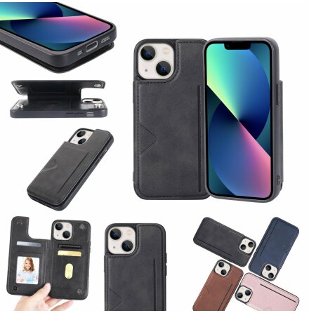 iPhone 14 - Stilrent Praktiskt HANMAN Skal med Korth�llare