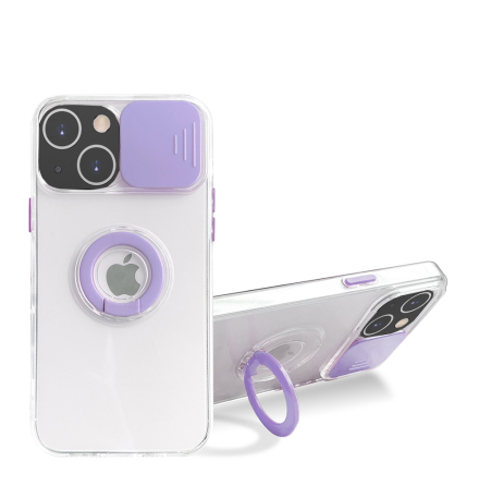 iPhone 14 - Kraftfullt Skyddande Skal med Ringh�llare