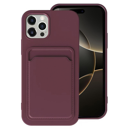 iPhone 16 Pro - Genomt�nkt Floveme Skal med Korth�llare