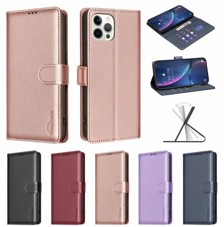 iPhone 16 Pro Max Pl�nboksfodral med RFID-blockering